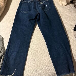 Maurices Women's High Rise Dark Blue Jeans